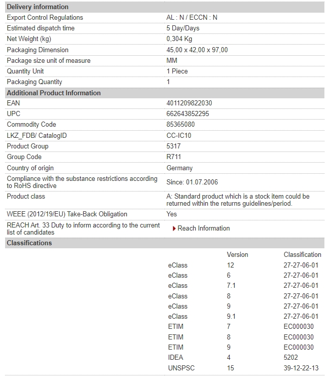 3SE5112-0LA00-1AJ0