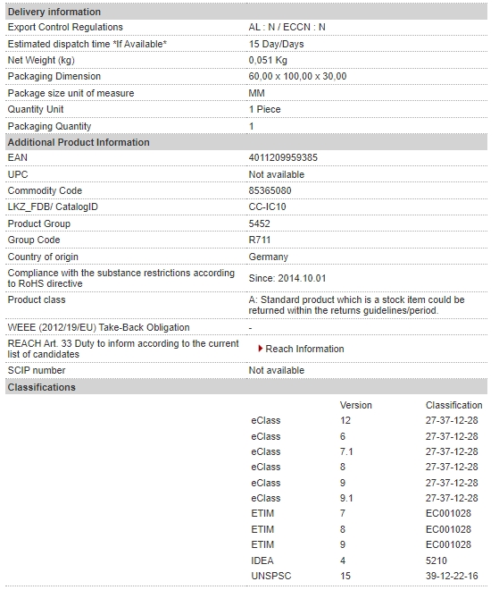 3SU1100-0AB50-1BA0