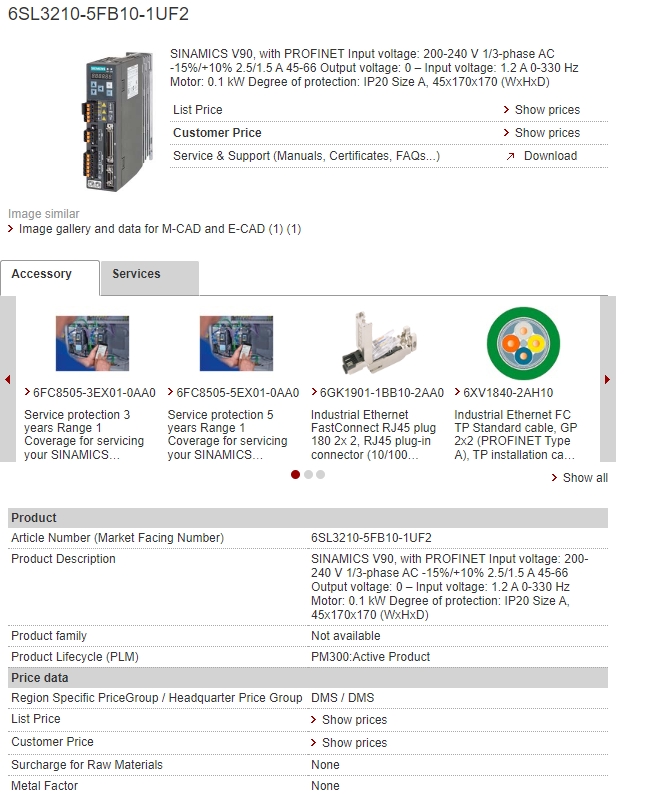 6SL3210-5FB10-1UF2
