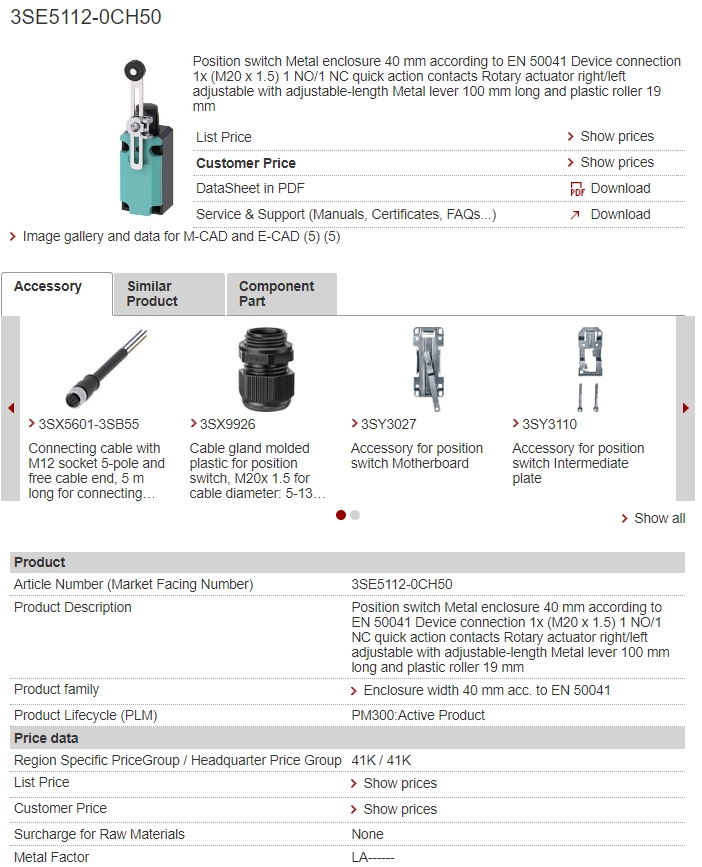 3SE5112-0CH50