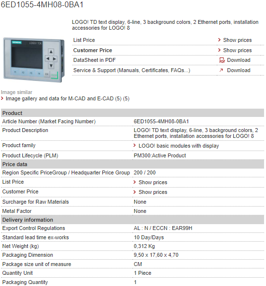 6ED1055-4MH08-0BA1
