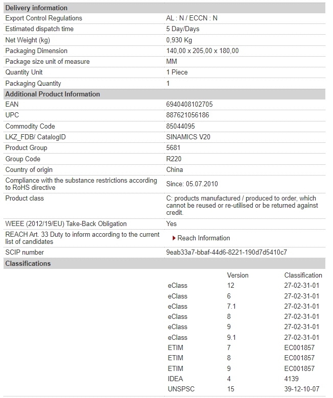 6SL3210-5BE15-5UV0
