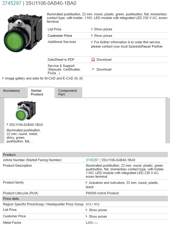 3SU1106-0AB40-1BA0