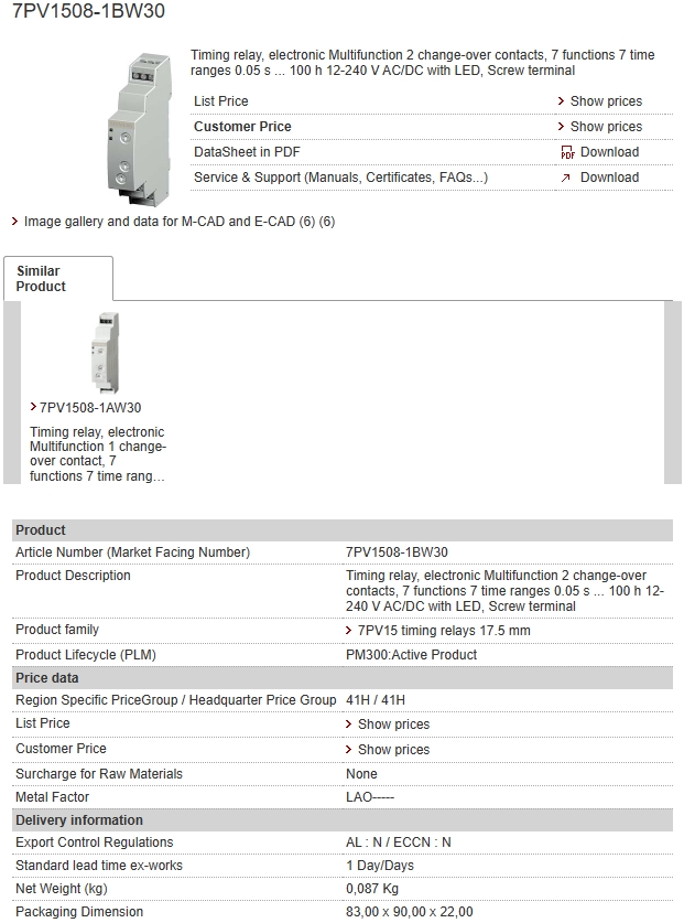7PV1508-1BW30