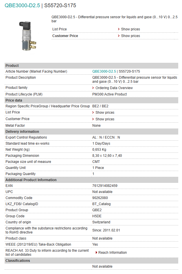 S55720-S175 QBE3000-D2.5