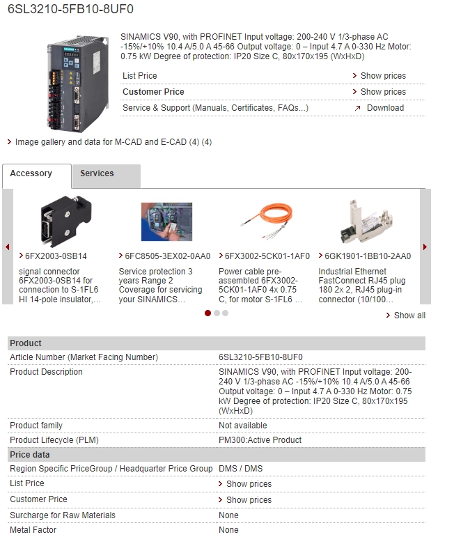 6SL3210-5FB10-8UF0