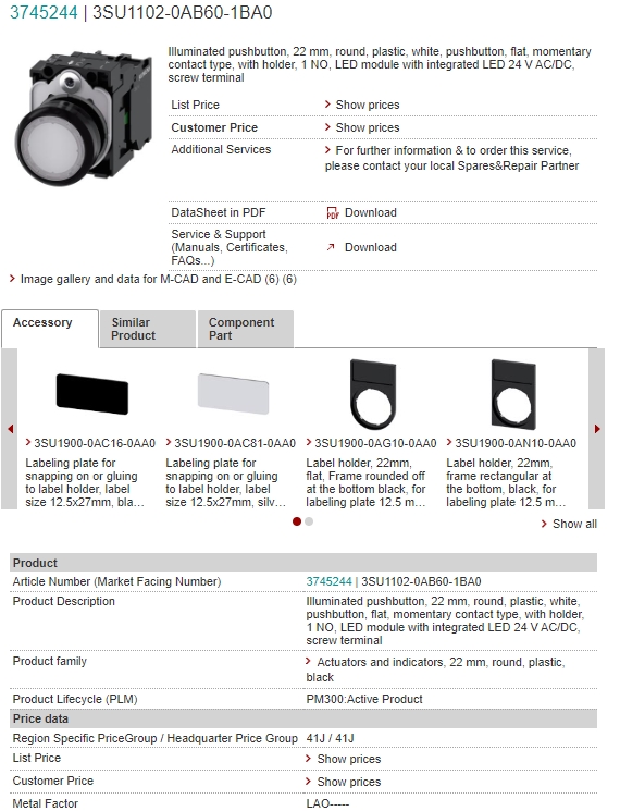 3SU1102-0AB60-1BA0