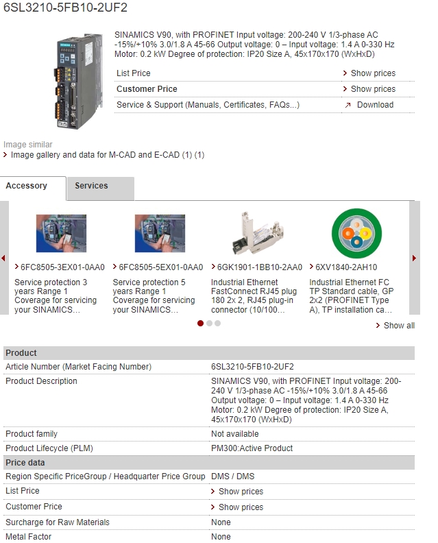 6SL3210-5FB10-2UF2
