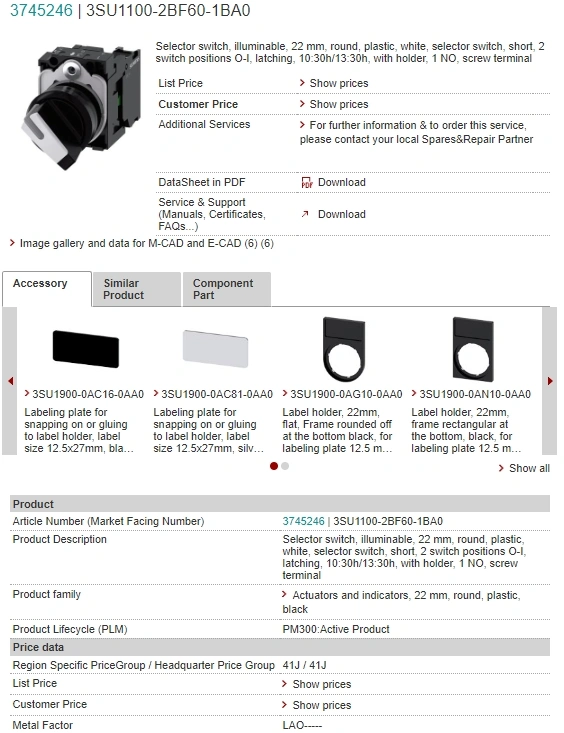 3SU1100-2BF60-1BA0