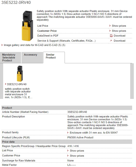 3SE5232-0RV40