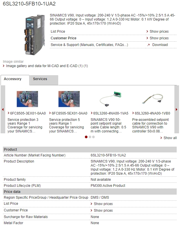 6SL3210-5FB10-1UA2