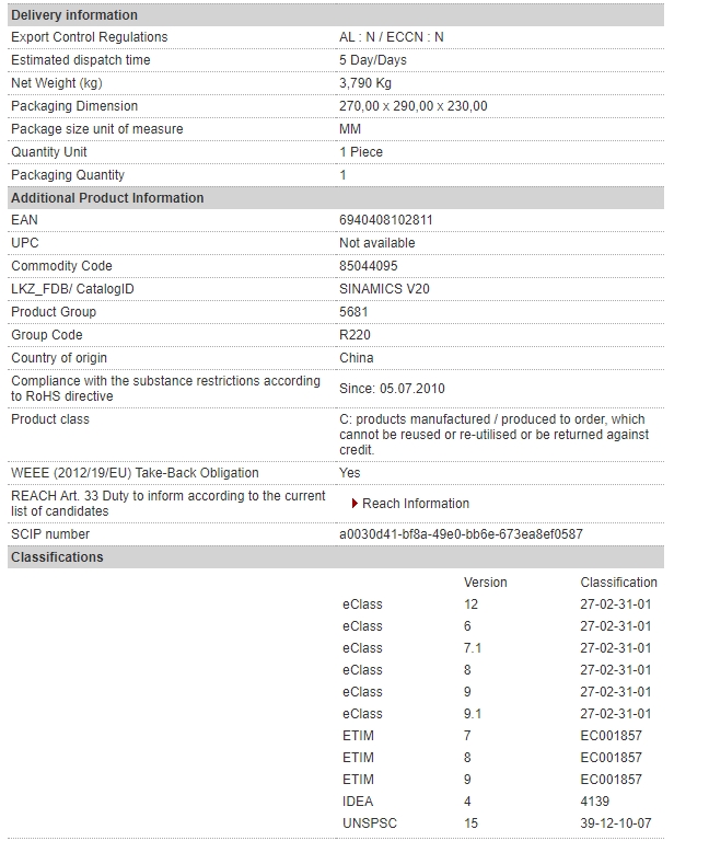 6SL3210-5BE27-5UV0