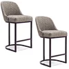 The designer counter stools, with its heaviness and stability, gives people a strong sense of peace of mind, as if all restlessness and irritability can be calmed and comforted in front of it.