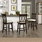dark wood counter stools