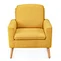 yellow sofa chair