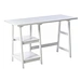 modern white wood desk