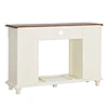 long fireplace tv stand
