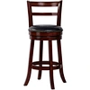 Unique and ingenious design showcases the charm of casual best swivel bar stools with backs. A streamlined appearance that conforms to ergonomics, bringing you a pleasant user experience. And diverse color and material choices