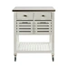 wood kitchen cart