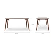 modern dining table solid