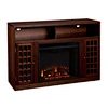 wood electric fireplace