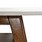 white coffee table