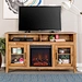 tv stand fireplace
