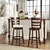 wooden bar chair