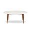oval solid wood dining table