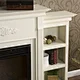 modern wood mantel