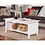 white coffee table