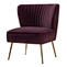 Enjoy a comfortable time in our tan velvet armchair. Whether it's the afternoon sunshine or weekend leisure, it can bring you a comfortable experience and a beautiful mood.