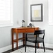 The bush furniture l shaped desk is made of exquisite wood, with a strong texture that is not only comfortable and durable, but also adds an elegant touch