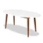 The oval solid wood dining table, with its elegant lines and delicate texture, makes people feel the perfect combination of classical and modern, interweaving time and space.
