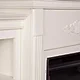modern wood mantel