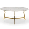 The marble cafe table, with its heaviness and stability, gives people a strong sense of peace of mind, as if all restlessness and irritability can be calmed and comforted in front of it.
