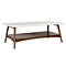 white coffee table