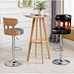 comfortable swivel counter stools with backs