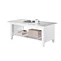 white coffee table