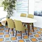 oval solid wood dining table