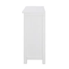white fireplace cabinet