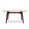 Simple furniture, not simple style. Exquisite design showcases minimalist beauty. You deserve it# Minimalist lifestyle#modern glass dining table set for 4