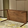 solid wood writing desk