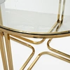Glass coffee table