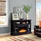 real cozy fireplace tv stand