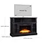 real cozy fireplace tv stand