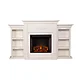 modern wood mantel