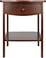 The design of this small night stand with drawers table is simple and elegant, with soft colors, adding a warm atmosphere to my bedroom. It has a powerful storage function that can accommodate all my bedtime reading and miscellaneous items, making my bedr