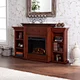 modern wood mantel