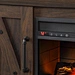 wood burning fireplace